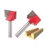 Wood Working Bottom Clear Cutter Solid Carbide Router Bits EMQDD High Precision