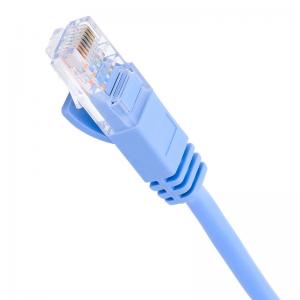 Copper 24AWG Patch Cord Cat 5e , BC7/0.2 PVC Jacket UTP Cat5e Patch Cable