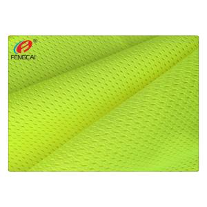 Fluorescent 100% Polyester  Reflective Safety Fabric For Police Uniform