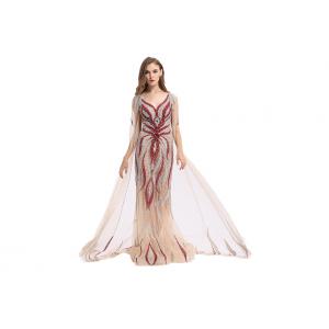 China Fashion Ladies Long Wedding Dresses Gown 62 Inch For Formal Evening Party supplier