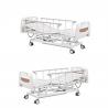 China Three Functions Electric Nursing Bed With Central Locking White Metal wholesale