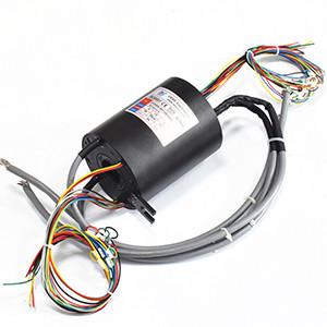 China 2 Group Gigabit Ethernet Wire Slip Ring CAT 5e Cable For Automation Equipment supplier