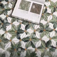 China Natural Stone Marble Mosaic Floor Wall Tile Flower Pattern For Bathroom Mosaic Tile on sale