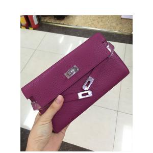 high quality purple women calfskin wallets brands wallets designer wallets card wallets fashion purse LR-W02-23