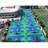 China SPU IAAF Synthetic Basketball Court Flooring UV Resistant on sale