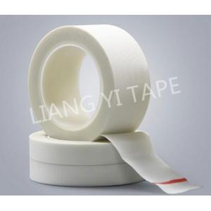 Silicone Adhesive white Glass Fabric Tape for motor , 0.18-0.22 mm Thick Electrical Insulation Tape