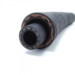 Flexible Multi Purpose Rubber Hose Oil Return Pipe R3 R6 Fiber Braided Hydraulic Hose