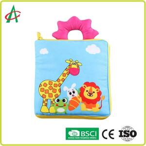 China Embroidery Cartoon Baby Soft Activity Book 22cm Adorable Illustrations supplier
