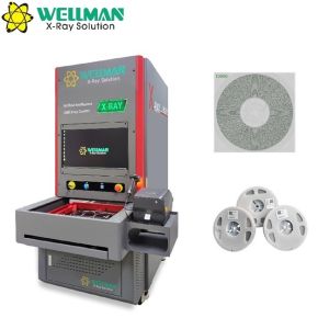 China WELLMAN Microfocus X Ray Counter Machine With 80kV Tube And AI Algorithm wholesale