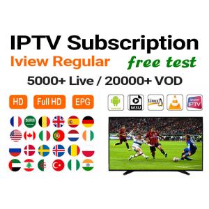 China German Portuguese Arab Smart IP TV Subscription Sports 5000+ Live TV 20000+ VOD supplier