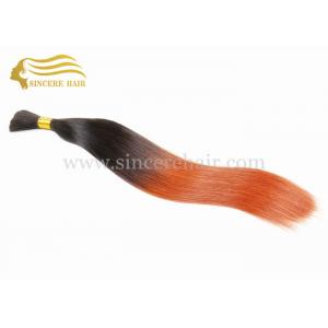 24" Ombre Hair Extensions Hair Bulk for sale - 24 Inch Straight Colourful Ombre Remy Human Hair Bulk Extensions For Sale
