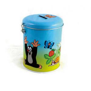 China Lovely kid metal piggy bank with lock supplier