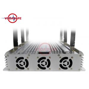 China 15W / Band Mobile Phone Signal Jammer With High Gain Omni - Directional Antenna supplier