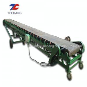 Mobile Belt Conveyor Machine , Agricultural Pneumatic Belt Conveyor