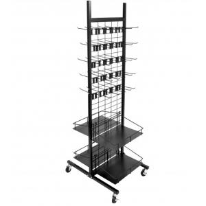 Store Supermarket Store Fixtures Retail Rolling Merchandise Display Stand Rack