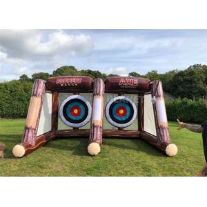 Interactive Sport Shooting Games Inflatable Axe Throwing Sticky Tossing Game For Adult And Kids