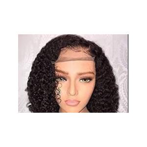 China Lsy Wholesale Kinky Jerry Curly Front Lace Human Hair Wig supplier