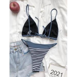 navy blue style Swimming Suits Bikini Two Piece Swim Suit Five Pointed Star Pendant cool fashion bikini UPF50++ summer