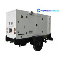 China Portable Silent Type Diesel Genset With Wheels 50kw Trailer Generator on sale