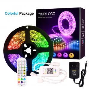 RGB 5m 10 Meter LED Strip Lights With Remote 5050 1800lm IR 44 Keys