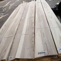 China OEM Brown White Ash Wood Veneer, 250cm Length & 12cm Width, Panel Grade C on sale