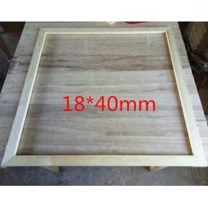 China High Quality Pine wood Picture Frame For DIY Picture And Canvas Panel Framing supplier