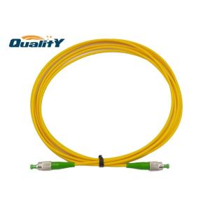 China Color amarillo FC APC a la longitud del cordón de remiendo de la fibra óptica de FC APC el 1m los 2m 3M supplier