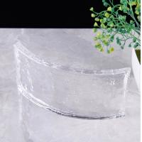 China 8x8x3 Crystal Glass Block Curved Frosting Bubble Glass Roof Tiles Curved Bubble on sale