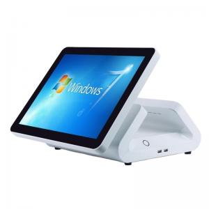 China 15.6'' HD Touch Screen Cash Register With VFD 220 Support Win/Andriod Free POS Software supplier