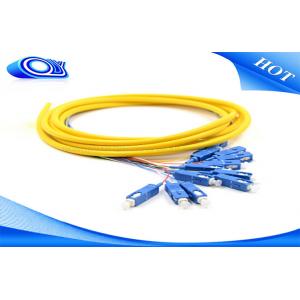 China SC / UPC APC PC Simplex Fiber Patch Cord PVC LSZH For Premise Installations supplier