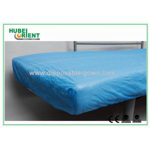 China Breathable CPE  Disposable Bed Protectors Hospital Bedding Cover To Prevent Cross Infection supplier