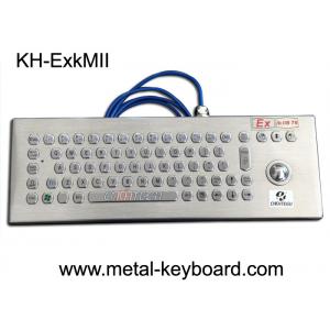 China EX ibIIB T6 Rugged Keyboard Stainless Steel Material With Trackball Mouse supplier