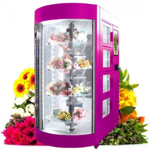 China Automatic Gifts Flower Combo Vending Machine With Cloud Server Management Software supplier