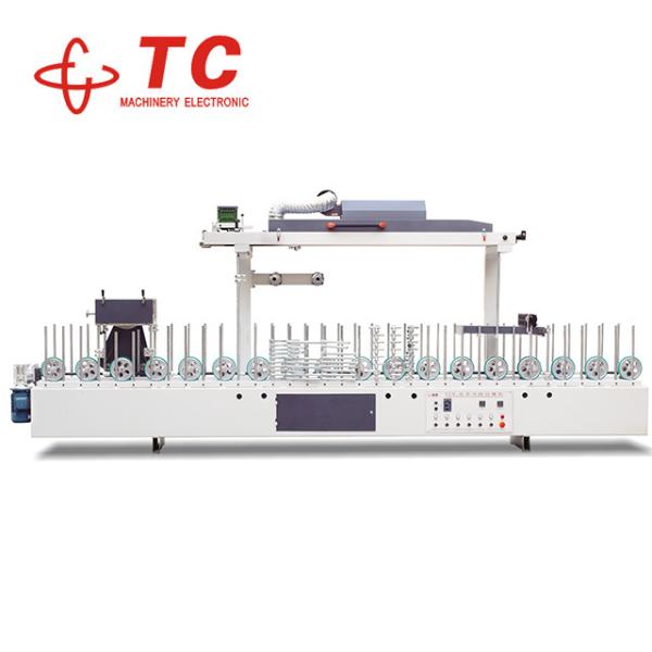 TC Factory Direct Sales Profile Wrapping Machine  Use Two Component   Single Component Oily Based Glue White Latex Laminating
