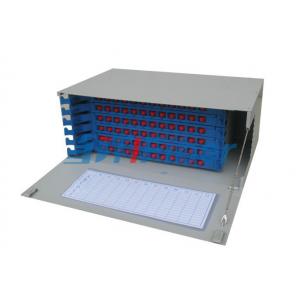China SC ODF Rack Mount Fiber Patch Panel With 12 Core Fiber Splice Tray supplier