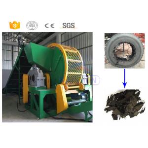 China New design high capacity waste tyre shredder machine manufacturer with CE supplier