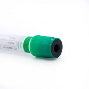 1-10ml PET Disposable Vacuum Blood Collection Lithium Heparin Tube Green Top Medical Consumables