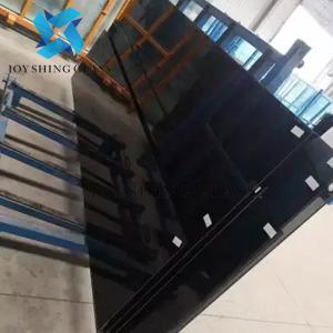 8mm Black Laminated Glass PVB Sound Insulation Tempered Laminated Glass