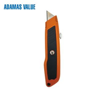 China Tool knife,paper cutter knife,retractable utility knife of ABS+TPR sharp point knife supplier