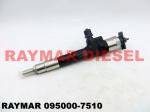 Black Denso Diesel Fuel Injectors 095000-7510 For KUBOTA V6108 1G410-53050, 1G410-53051