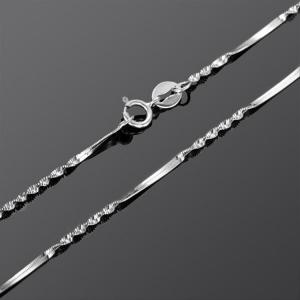 China 18K White Gold Link Chain Necklace for Women (NGO01) supplier