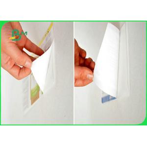 China Heat Sensitive 50gsm 75gsm Blank PVC Thermal Labels Paper Sticker Roll supplier