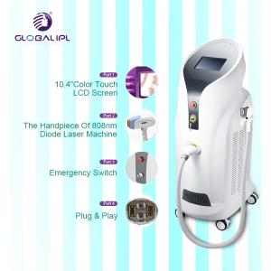 China Advanced 808nm Diode Laser Hair Removal Machine Humanized Bend Design Handpiece supplier