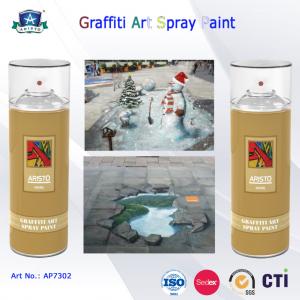 China 400ml Canned Environmental Fast Drying Graffiti Spray Art Paint for Artist On Metal Wood supplier