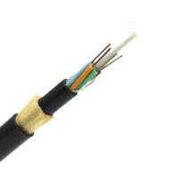 China Adss Cable Factory Price Outdoor Optical Fiber Cable Double Jacket 24 Core Fibra Optica supplier on sale