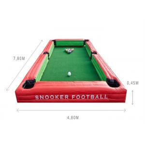 China Custom Inflatable Snooker Ball Games Inflatable Billiards Table Sport Games supplier