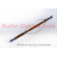 China Nickel Alloy Steel Wireline Spring Centralizer SR QLS Connection on sale