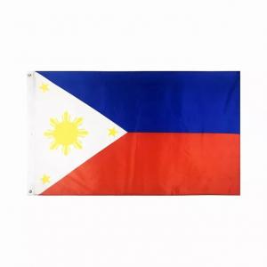 Philippines 3X5 Custom Flag Digital Printing 100% Polyester Filipino Flag