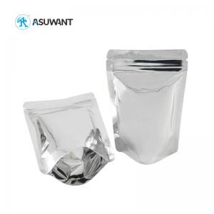 China Custom Matte Aluminum Foil Zip Lock Bag Silver Mylar Plastic For Food Packaging supplier