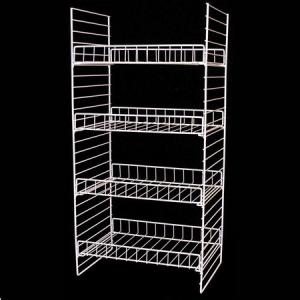 China Supermarket Metal Wire Display Stands / Mulitple Shelf Wire Rack Display Stands supplier